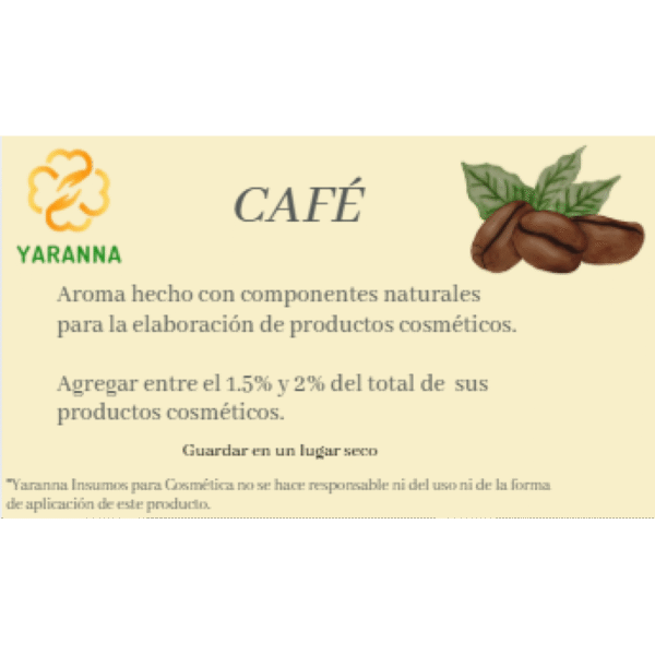 Aroma Café 50 ml para jabones. Aroma Café 50 ml para jabones.