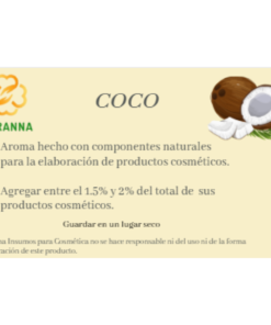 Aroma Coco 50 ml para jabones.