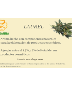 Aroma Laurel 15 ml para jabones.