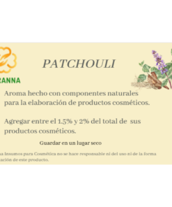 Aroma Patchouli 15 ml jabones y velas.