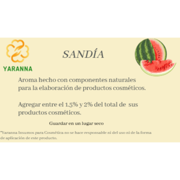 Aroma Sandía 50 ml para jabones