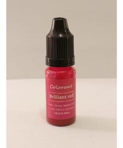 Color Liquido Rojo Brillante velas y/o resina 10 m