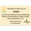 Fragancia Bamboo 125 g para velas. Fragancia Bamboo 125 g para velas.