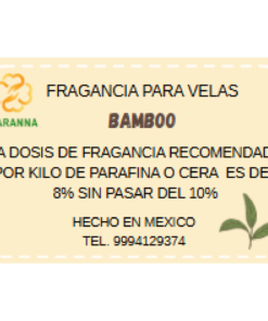 Fragancia Bamboo 20 g para velas.