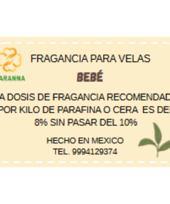 Fragancia Bebe 50 g para velas.