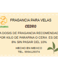 Fragancia Cedro 125 grs para velas