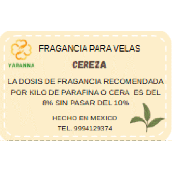 Fragancia Cereza 250 grs para velas. Fragancia Cereza 250 grs para velas.