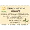 Fragancia Chocolate para velas 20 g