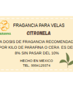 Fragancia Citronela 20 grs para velas