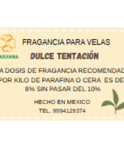 Fragancia Dulce Tentación para velas 125 grs