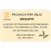 Fragancia Eucalipto 50 grs para velas.