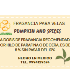 Fragancia Halloween Pumpkin and Spices 250 grs