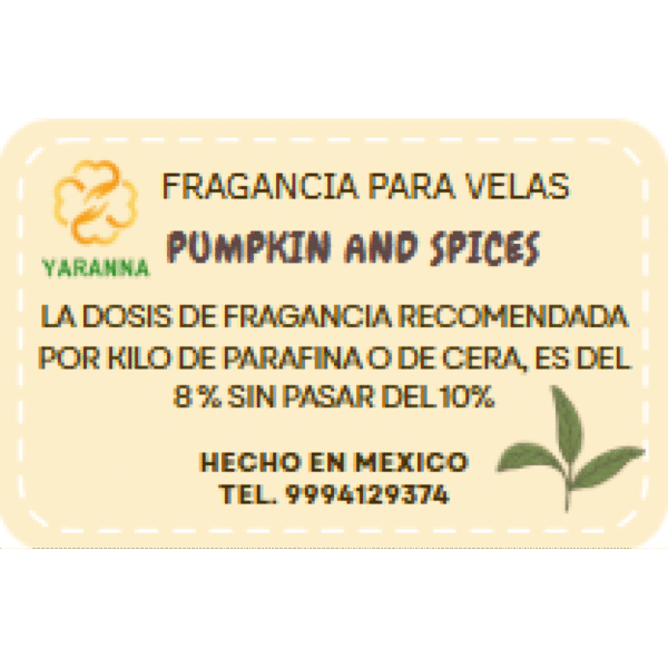 Fragancia Halloween Pumpkin and Spices 250 grs Fragancia Halloween Pumpkin and Spices 250 grs