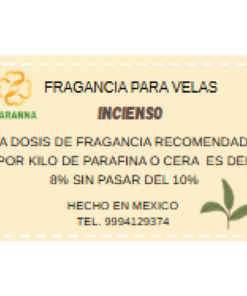 Fragancia Incienso de 20 grs para velas