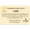 Fragancia Jazmín 250 grs para velas. Fragancia Jazmín 250 grs para velas.