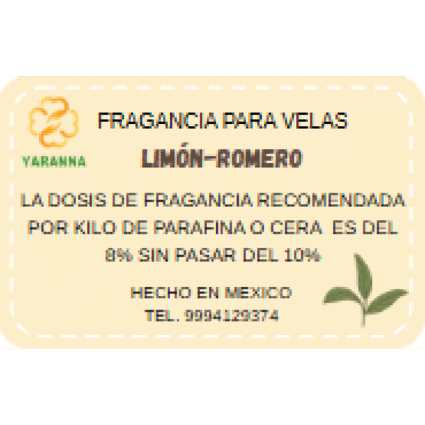 Fragancia Limon Romero 125 grs Fragancia Limon Romero 125 grs