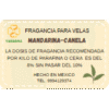 Fragancia Mandarina con Canela 20 g para velas Fragancia Mandarina con Canela 20 g para velas