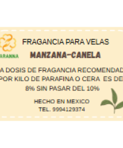 Fragancia Manzana-Canela 125 grs para velas.