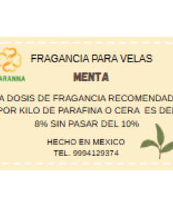 Fragancia Menta 20 g para velas.