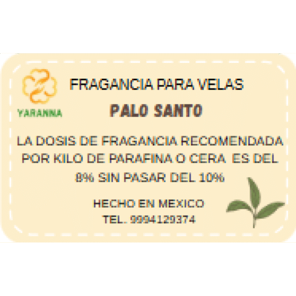 Fragancia Palo Santo 20 g para velas. Fragancia Palo Santo 20 g para velas.