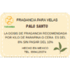 Fragancia Palo Santo 50 g para velas. Fragancia Palo Santo 50 g para velas.