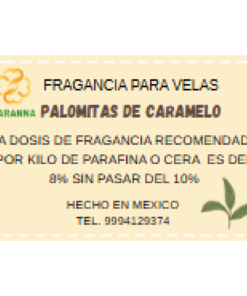 Fragancia Palomitas de caramelo 50 g para velas.