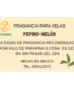 Fragancia Pepino con Melón 20 grs para velas