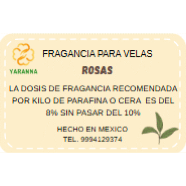 Fragancia Rosas 50 g para velas Fragancia Rosas 50 g para velas