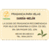 Fragancia Sandia Melon de 125 g para velas Fragancia Sandia Melon de 125 g para velas