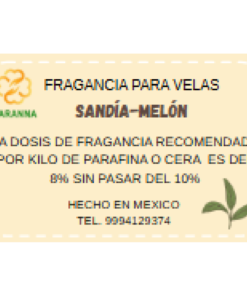 Fragancia Sandia Melon de 125 g para velas