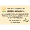 Fragancia Verbena-Bergamota 20 grs para velas Fragancia Verbena-Bergamota 20 grs para velas