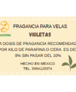 Fragancia Violetas 50 gr para velas.