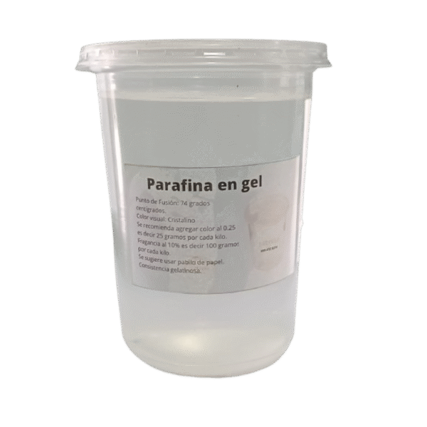 Parafina en Gel bote.