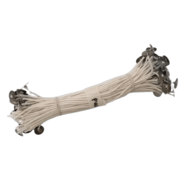 Pabilo terminado #16 algodón con 100 pzs 20 cm Pabilo terminado #16 algodón con 100 pzs 20 cm