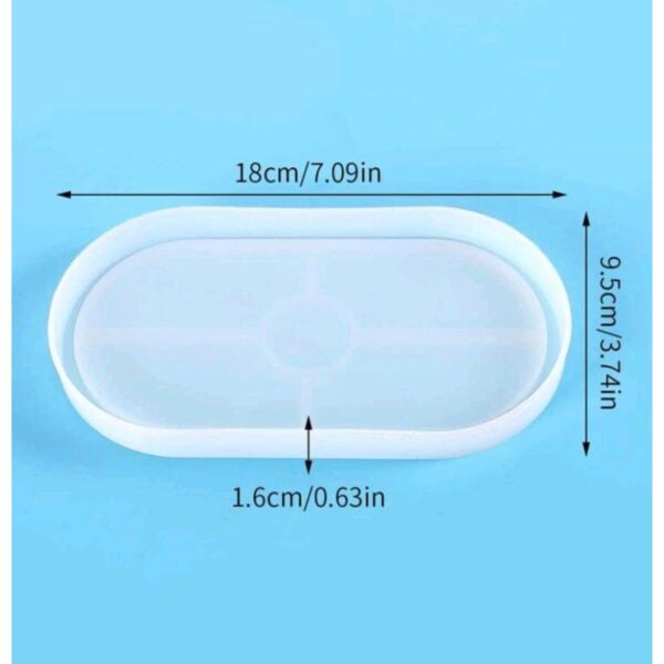 Base Ovalada para concreto o yeso
