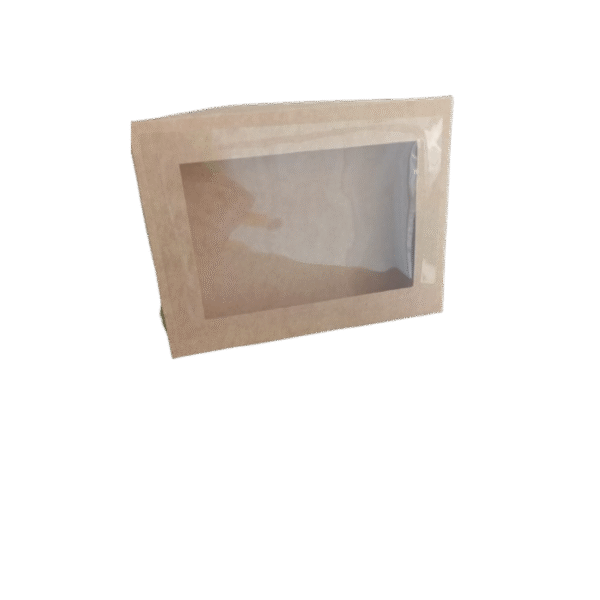 Caja de Carton con ventana de acetato 20x15x4