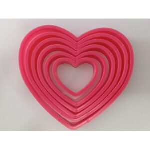 Cortadores de Corazón 6 piezas