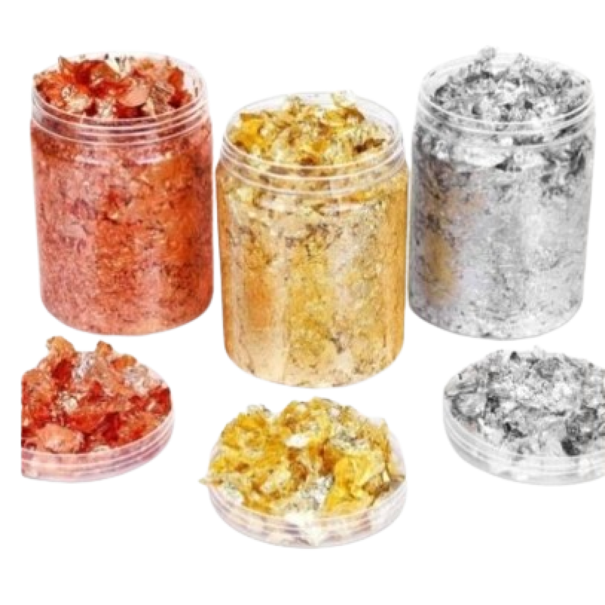 Hoja Trio Oro, Plata y Bronce paquete de 3 pzas.