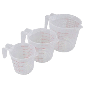 Kit de 3 tazas medidoras, 250, 500 y 1000 ml pvc Kit de 3 tazas medidoras, 250, 500 y 1000 ml pvc