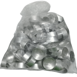 Latas Tea Light 3.6 x 1.5 cm 100 pzas.