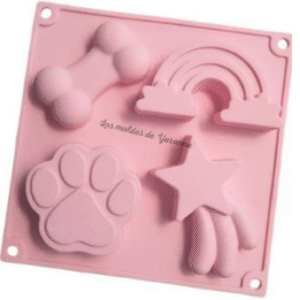 Molde Arcoíris 4 cavidades Molde Arcoíris 4 cavidades