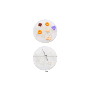 Molde Cereal 11 cavidades corazones y estrellas Molde Cereal 11 cavidades corazones y estrellas