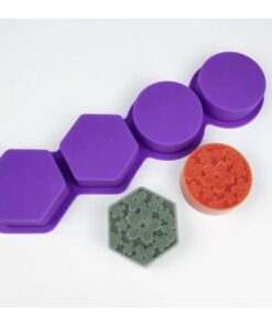 Molde Circulos con Hexágono