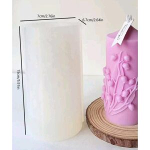 Molde Cirio con Flores Molde Cirio con Flores