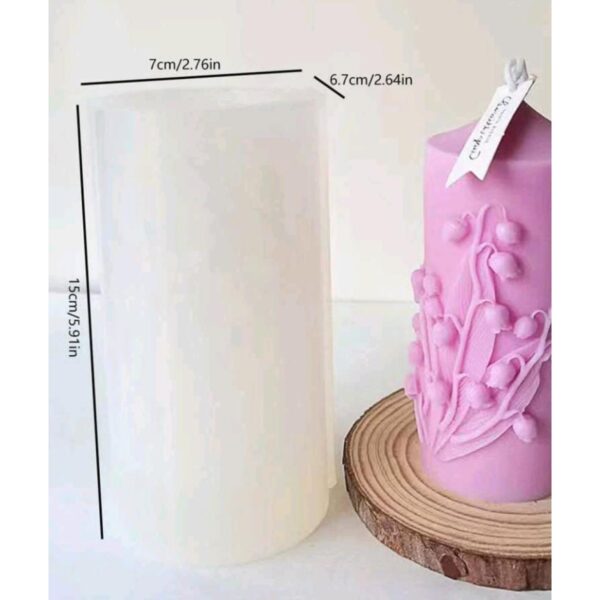 Molde Cirio con Flores