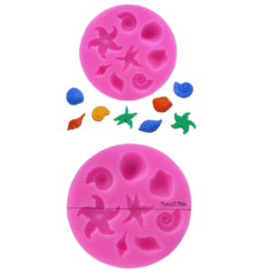 Molde Conchitas y Estrellas Marinas Molde Conchitas y Estrellas Marinas