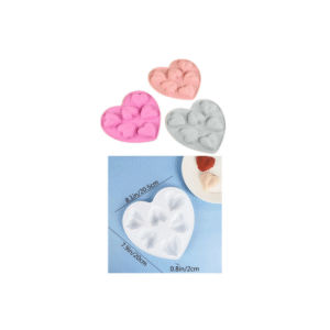 Molde Corazón 6 cavidades Molde Corazón 6 cavidades
