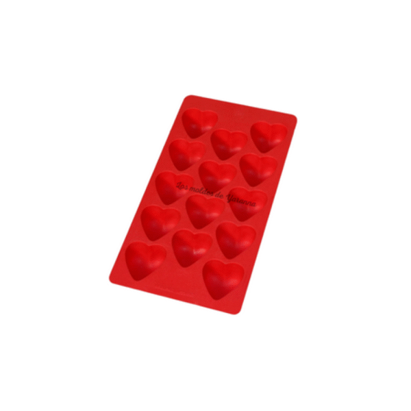 Molde Corazones 14 cavidades