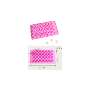 Molde Corazones de 2 Medidas 56 Cavidades Molde Corazones de 2 Medidas 56 Cavidades