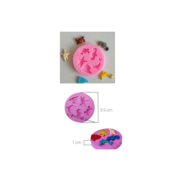 Molde Criaturas del mar Molde Criaturas del mar